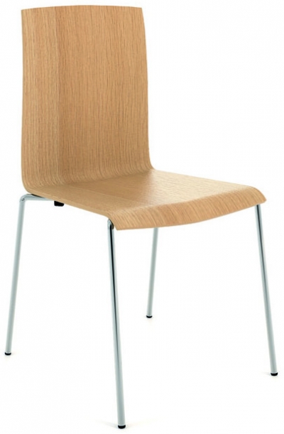 Židle ALFA 711 skořepinová, přírodní